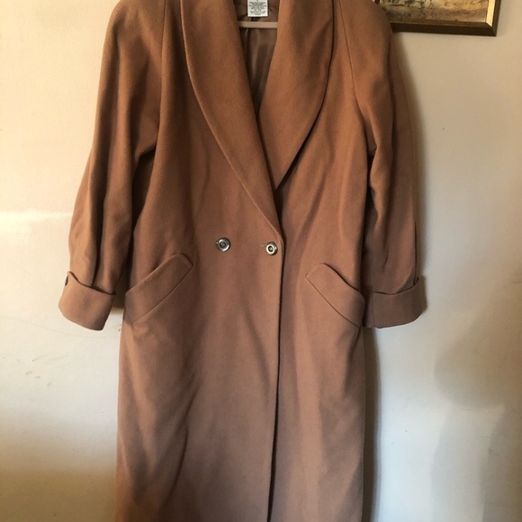 Beautiful Women’s Full length 100 wool light/Cream color Size 12 Made In US - Picture 6 of 6